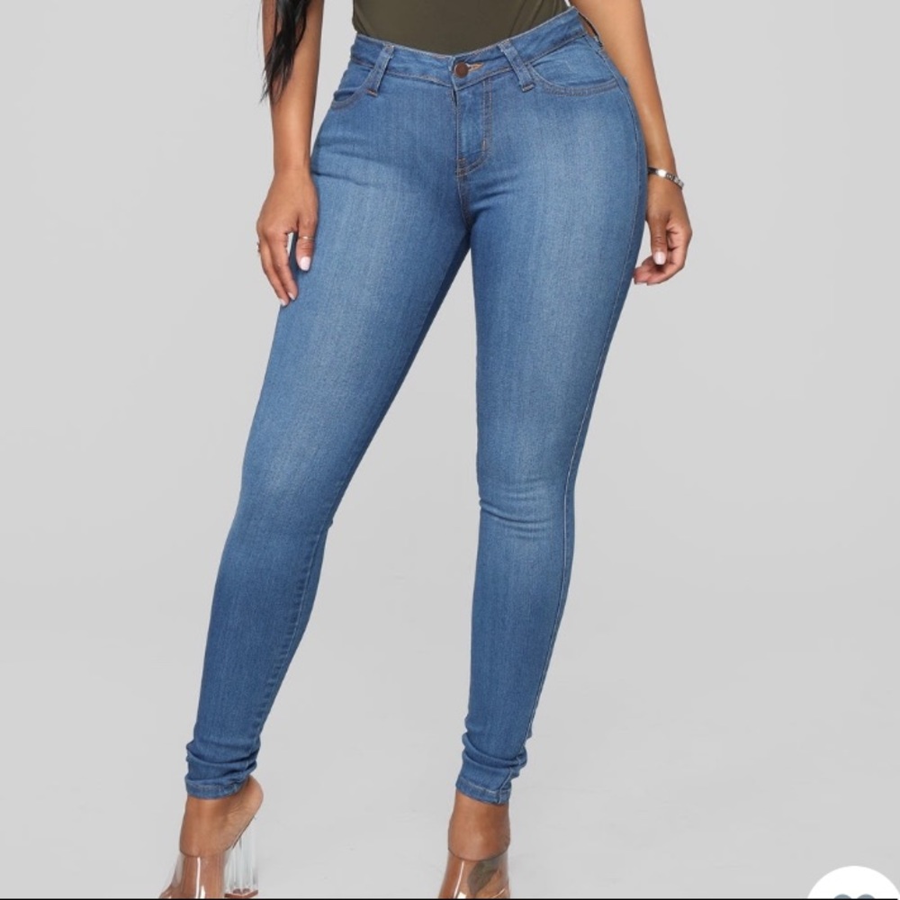 Medium Wash Skinny Jeans